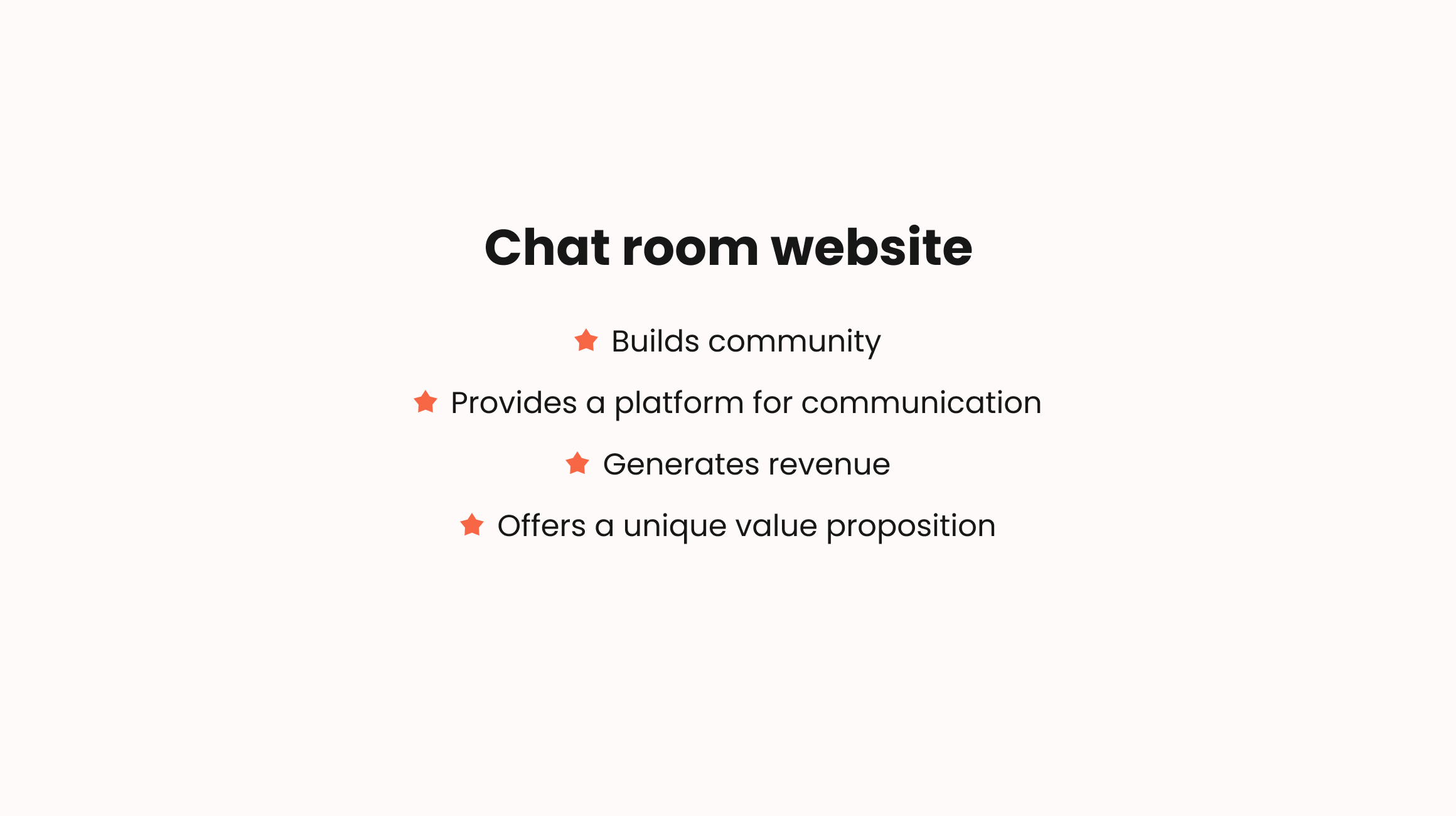 Why build chat room site