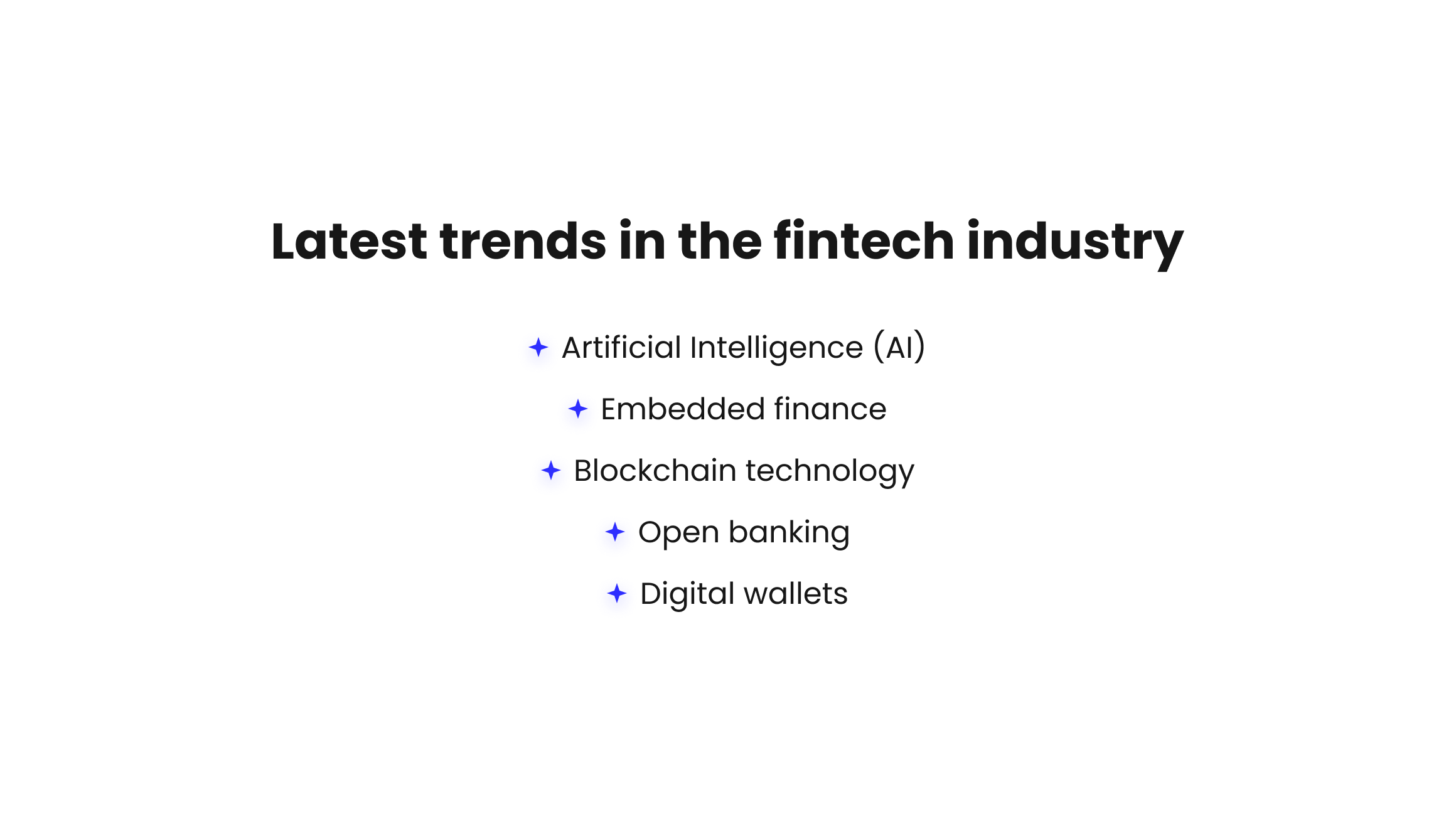 Latest trends in the fintech industry