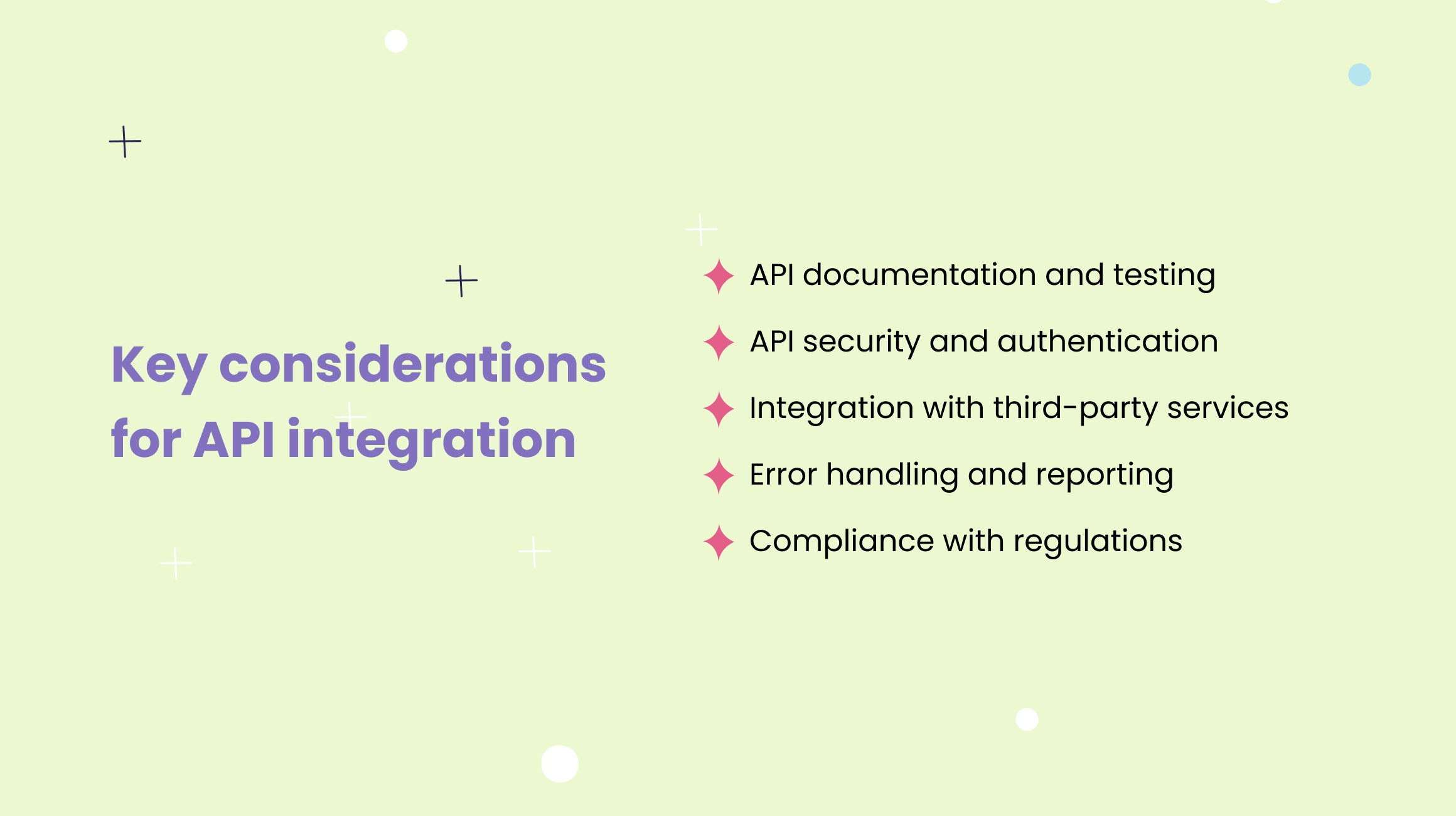 Key Considerations for API Integration