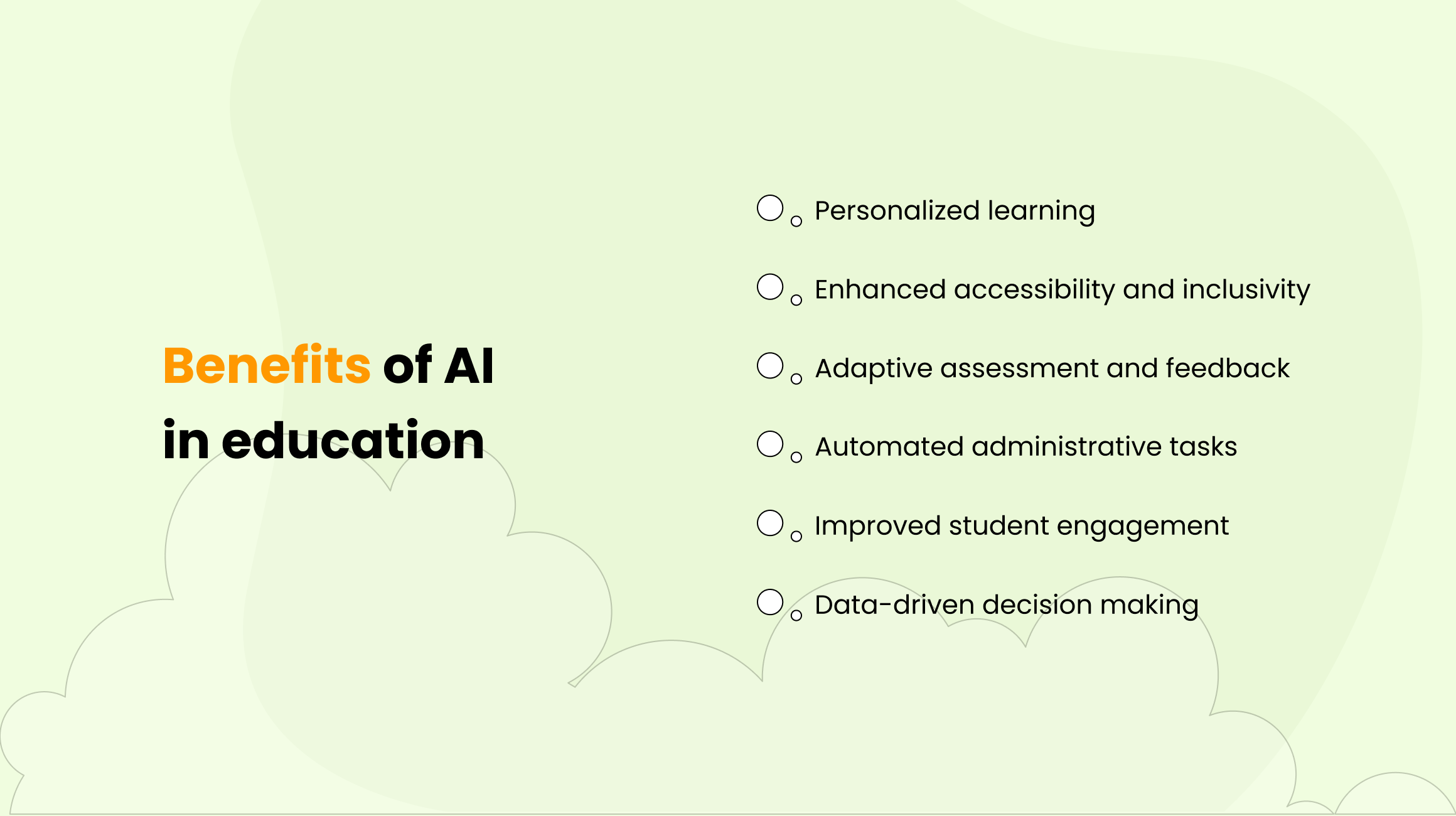 Benefits of AI in education
