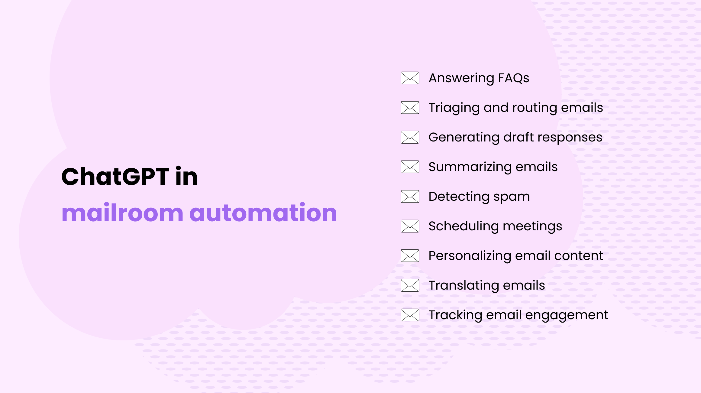 The Role of ChatGPT in Mailroom Automation