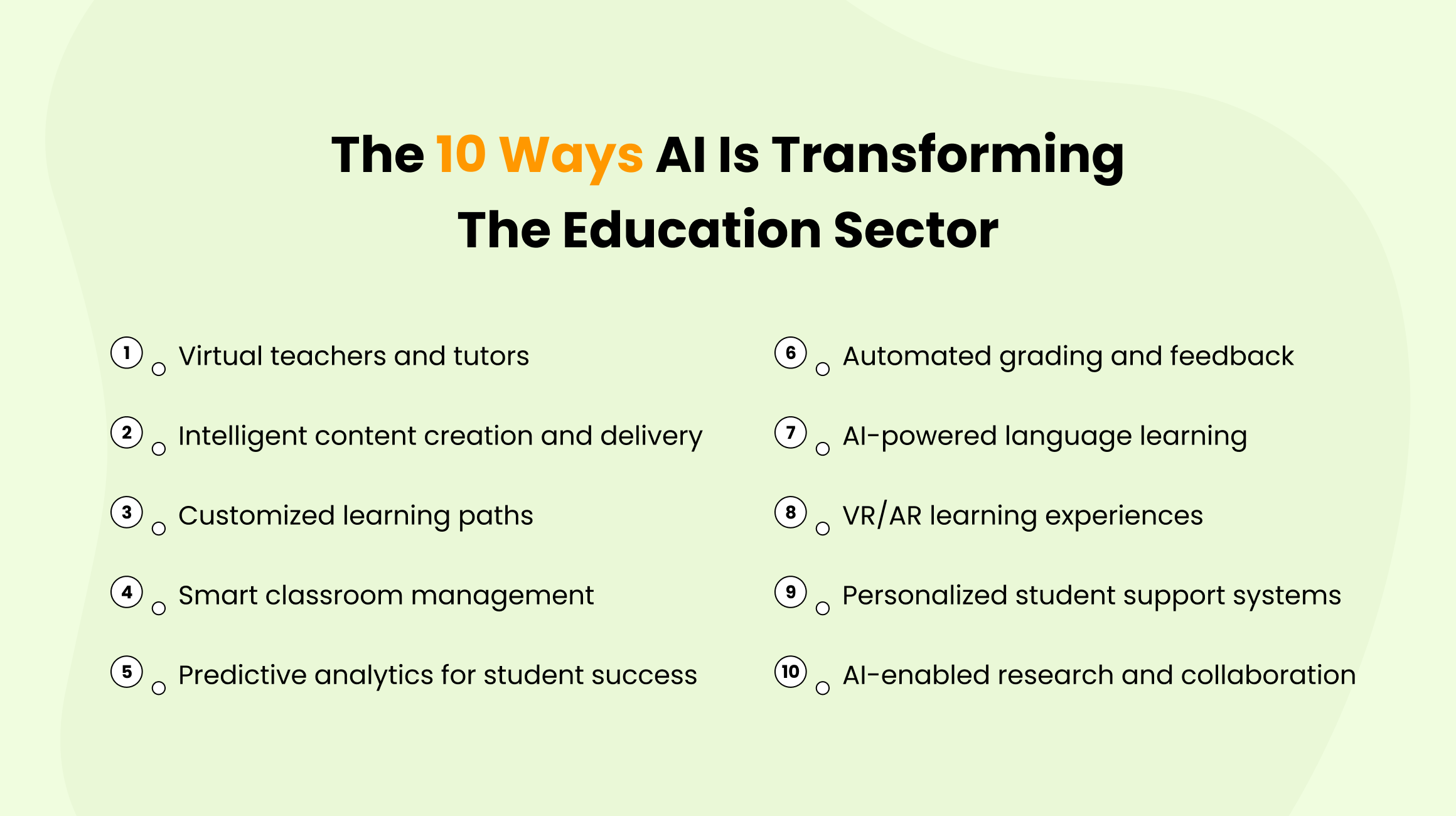 The 10 Ways AI Is Transforming The Education