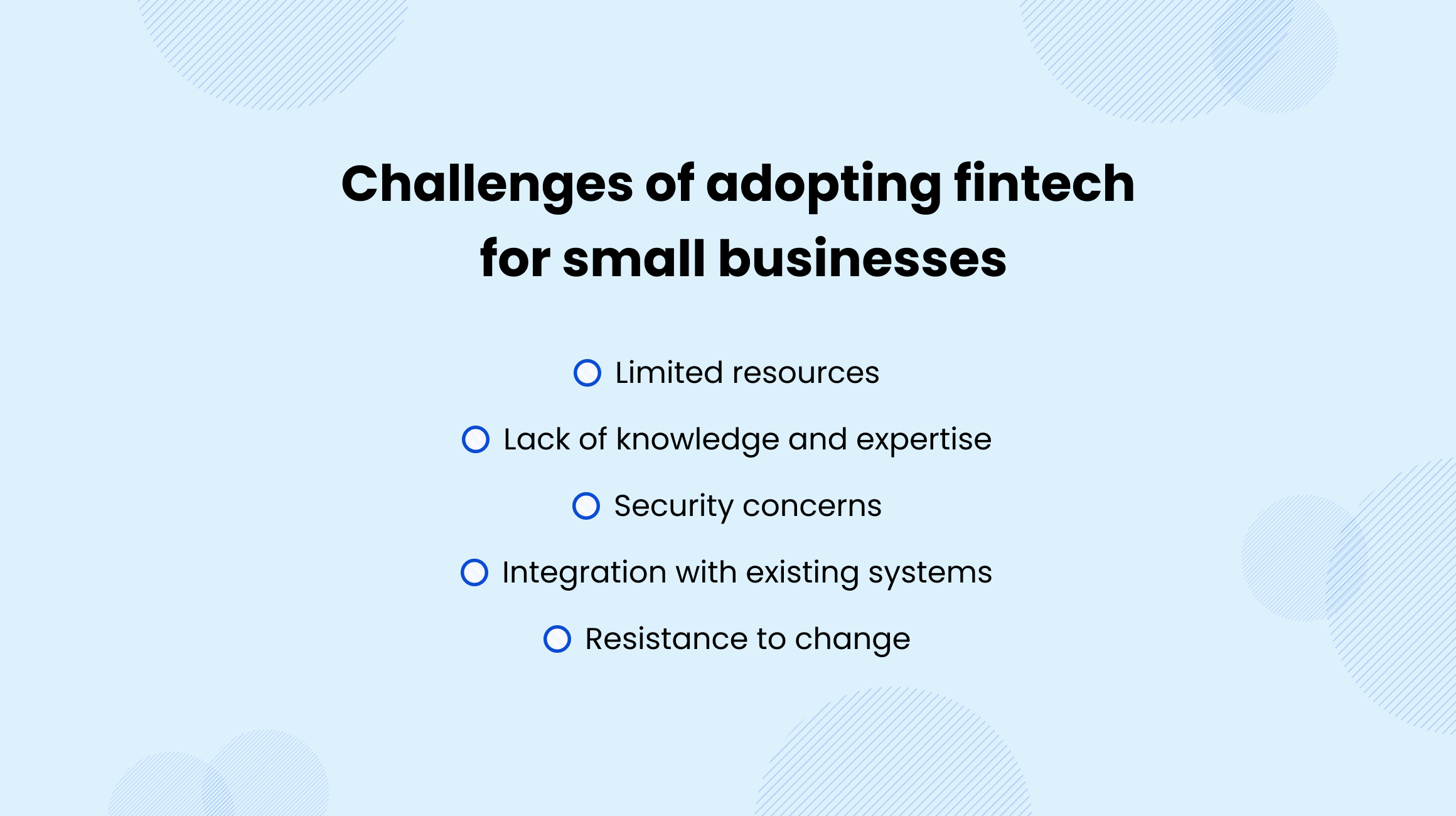 Challenges of Adopting Fintech for Small Business