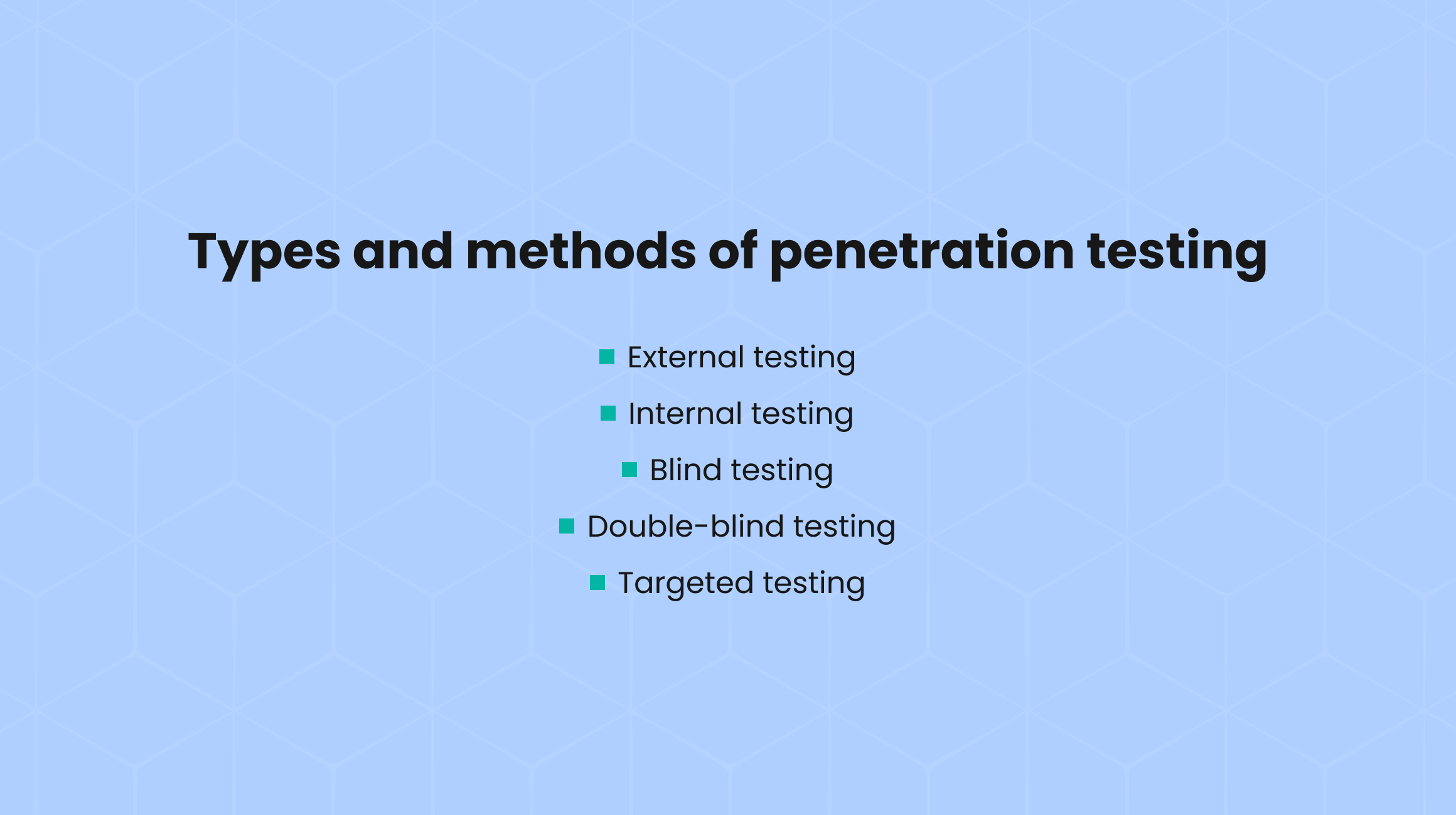Methods of penetration testing