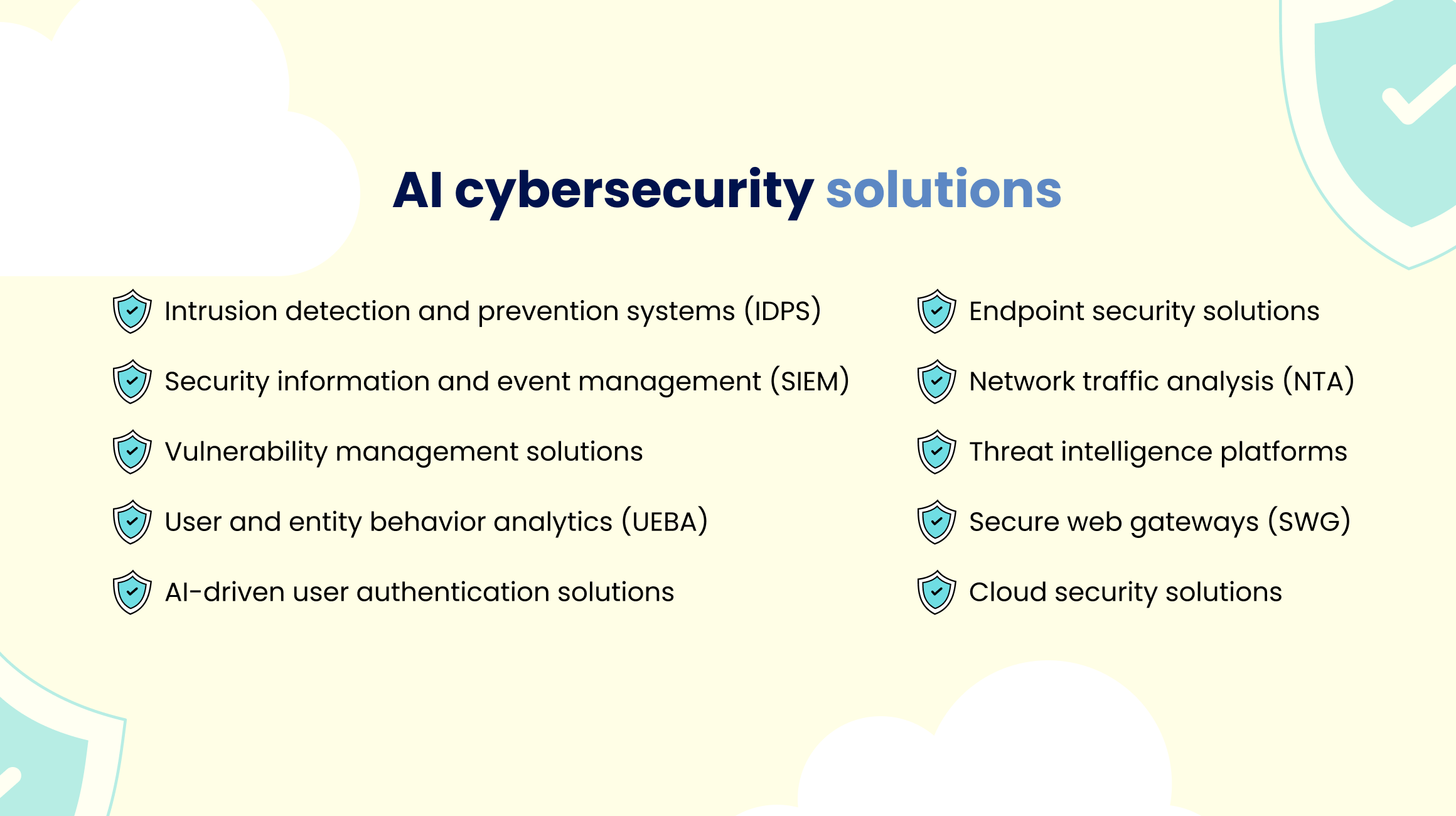 AI cybersecurity solutions