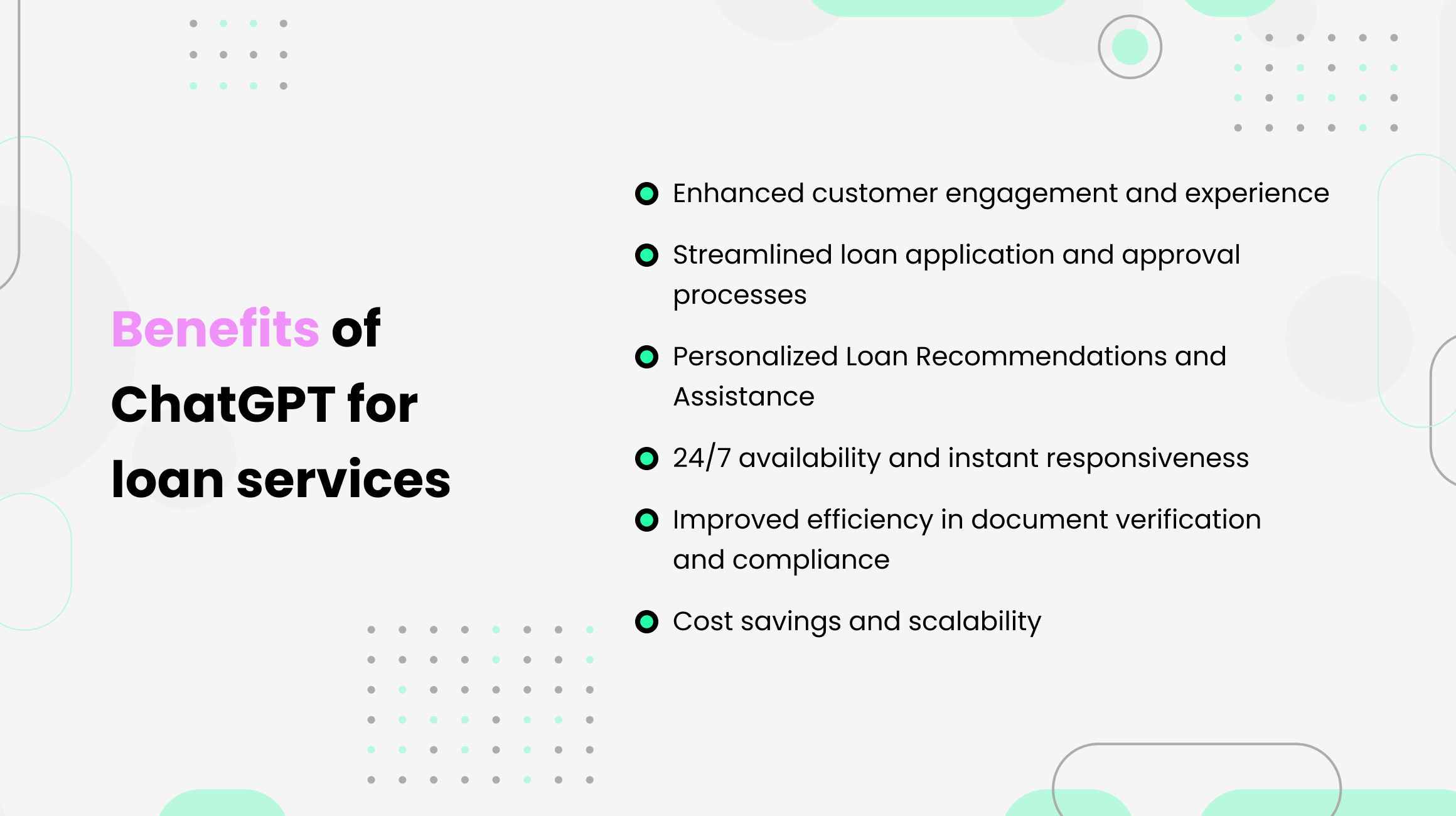 Benefits of Utilizing ChatGPT for Loan Services