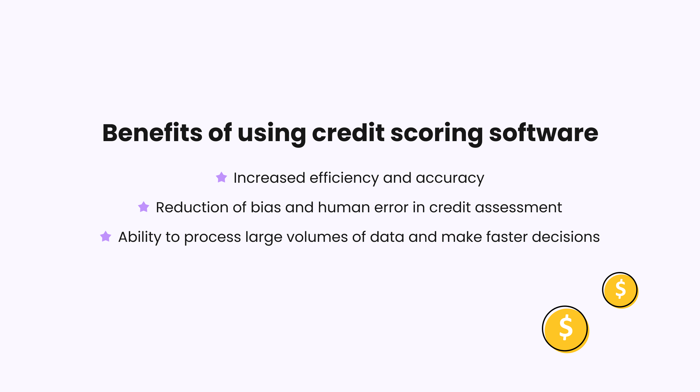 Benefits of credit scoring software