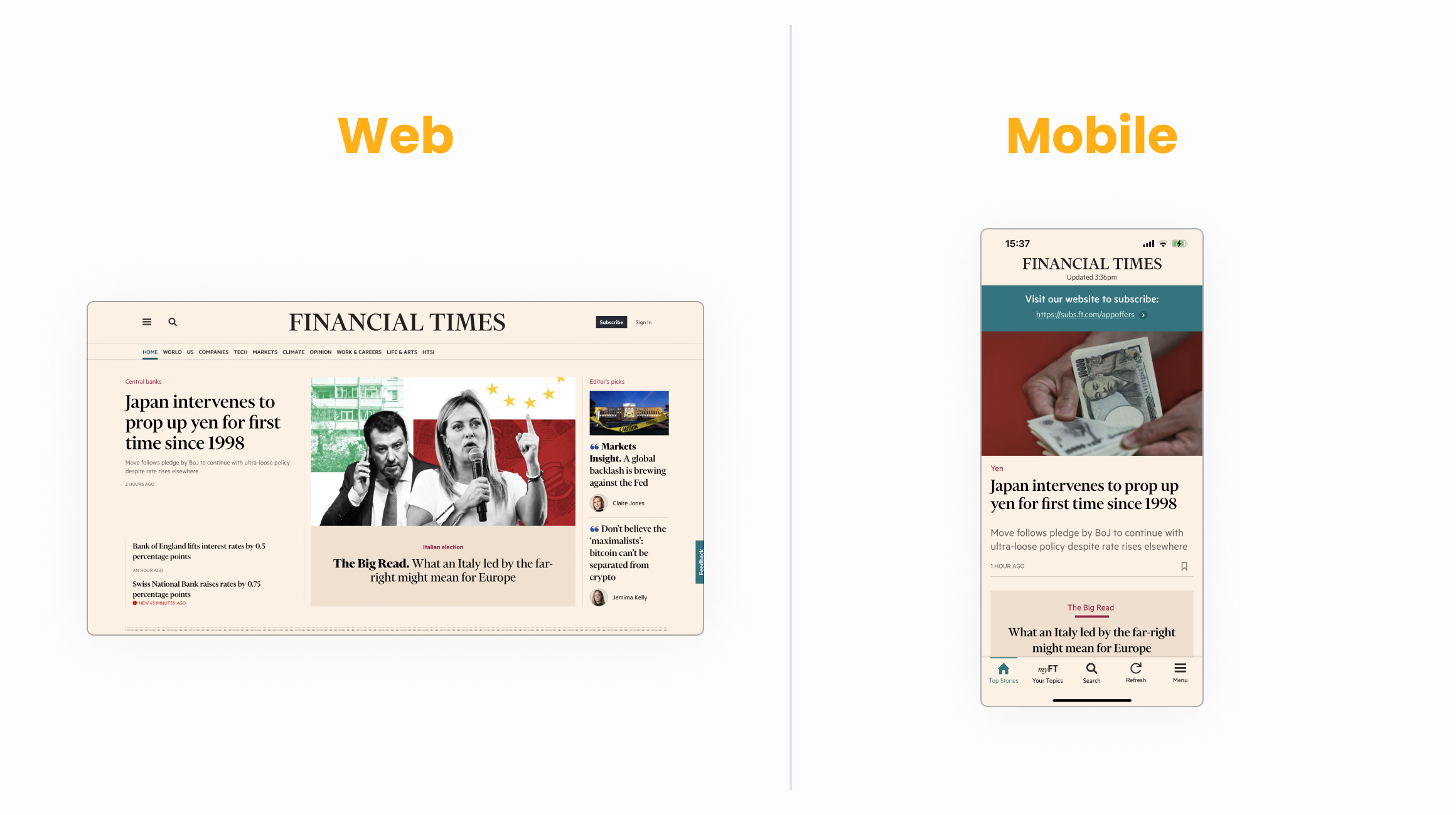 Mobile App vs website