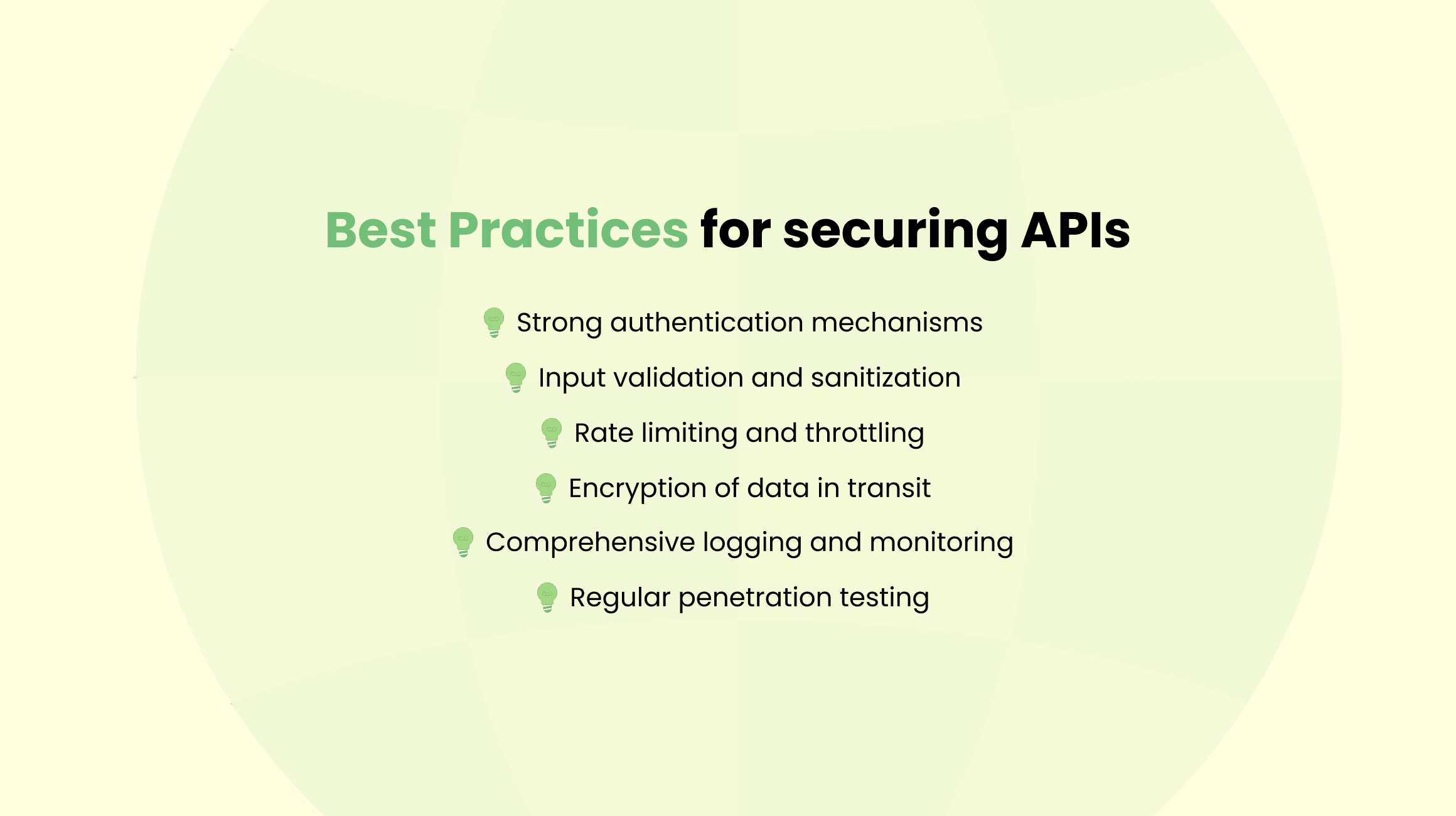 Best Practices for securing APIs