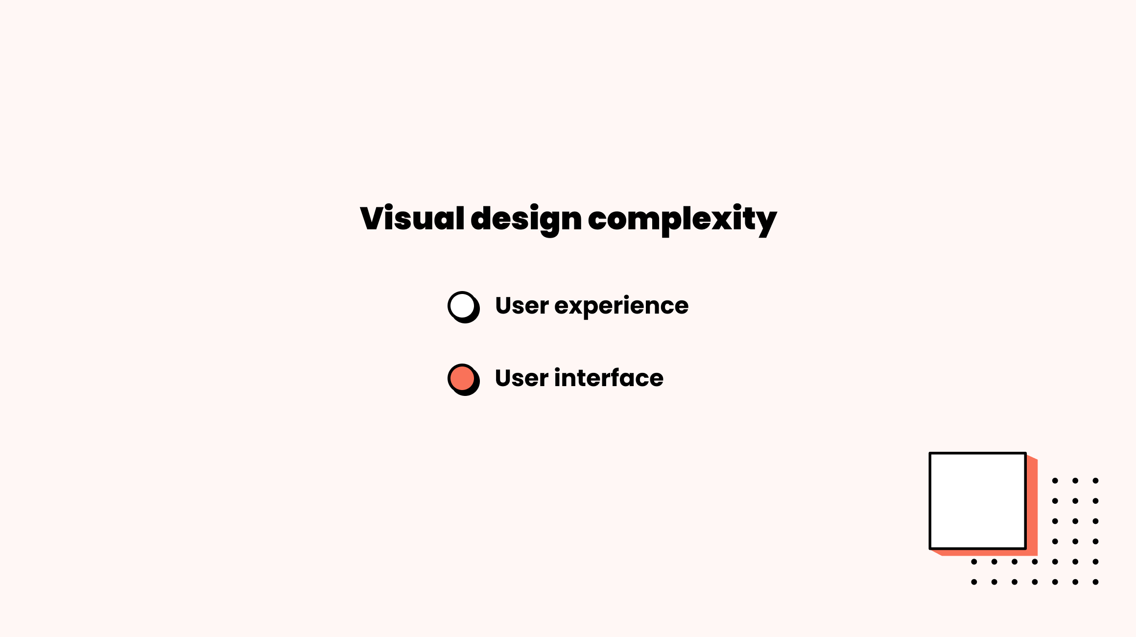 Visual design complexity