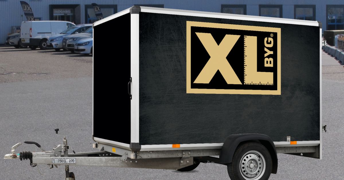 Lej en trailer gratis XL-BYG ⇒ Se hvordan og find