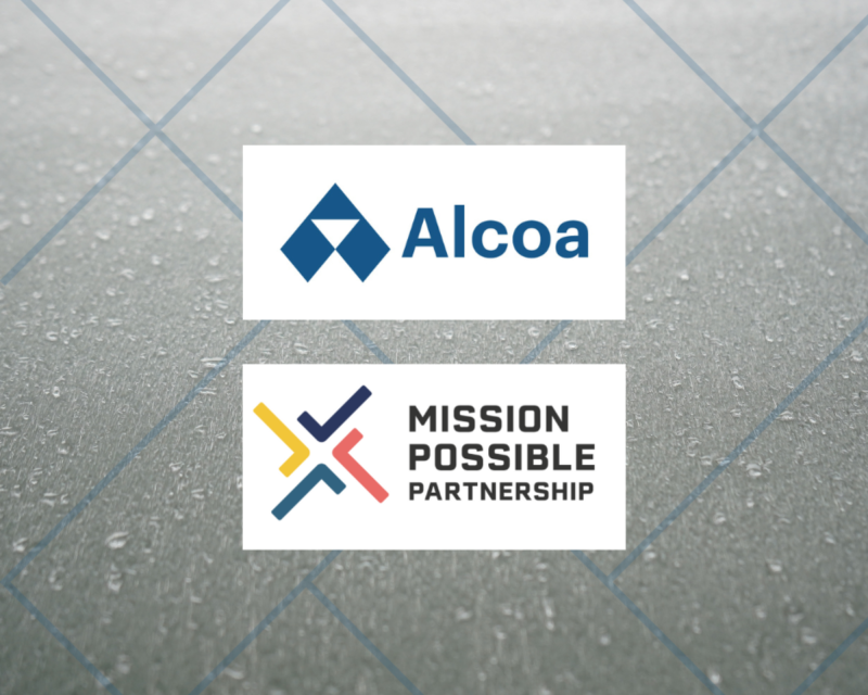 Alcoa has joined the Mission Possible Partnership in its efforts to limit global warming