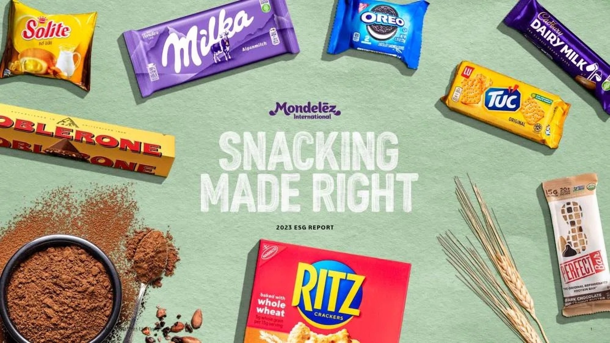 Mondelēz International's 2023 Snacking Made Right Report