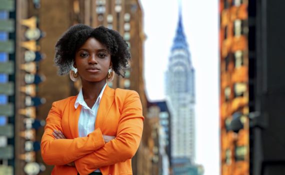 C1-State street-Black Business woman entrepreneur businewss photo