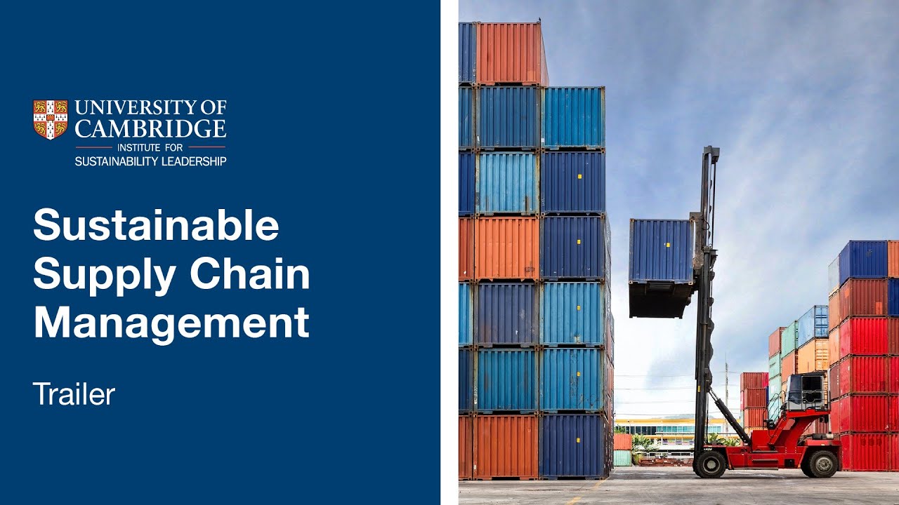 Sustainable Supply Chain Management Online Short Course