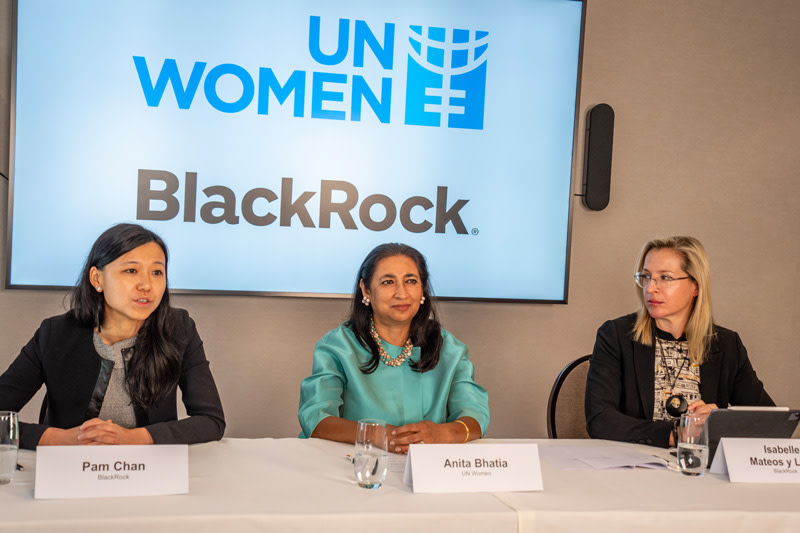 BlackRock, UN Women Sign Agreement to Promote Gender Lens Investing