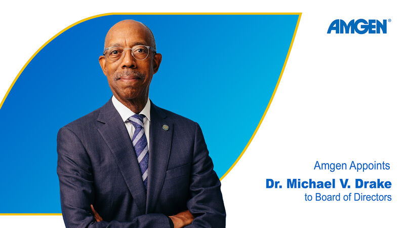 MICHAEL V. DRAKE IS APPOINTED TO THE BOARD OF DIRECTORS BY AMGEN