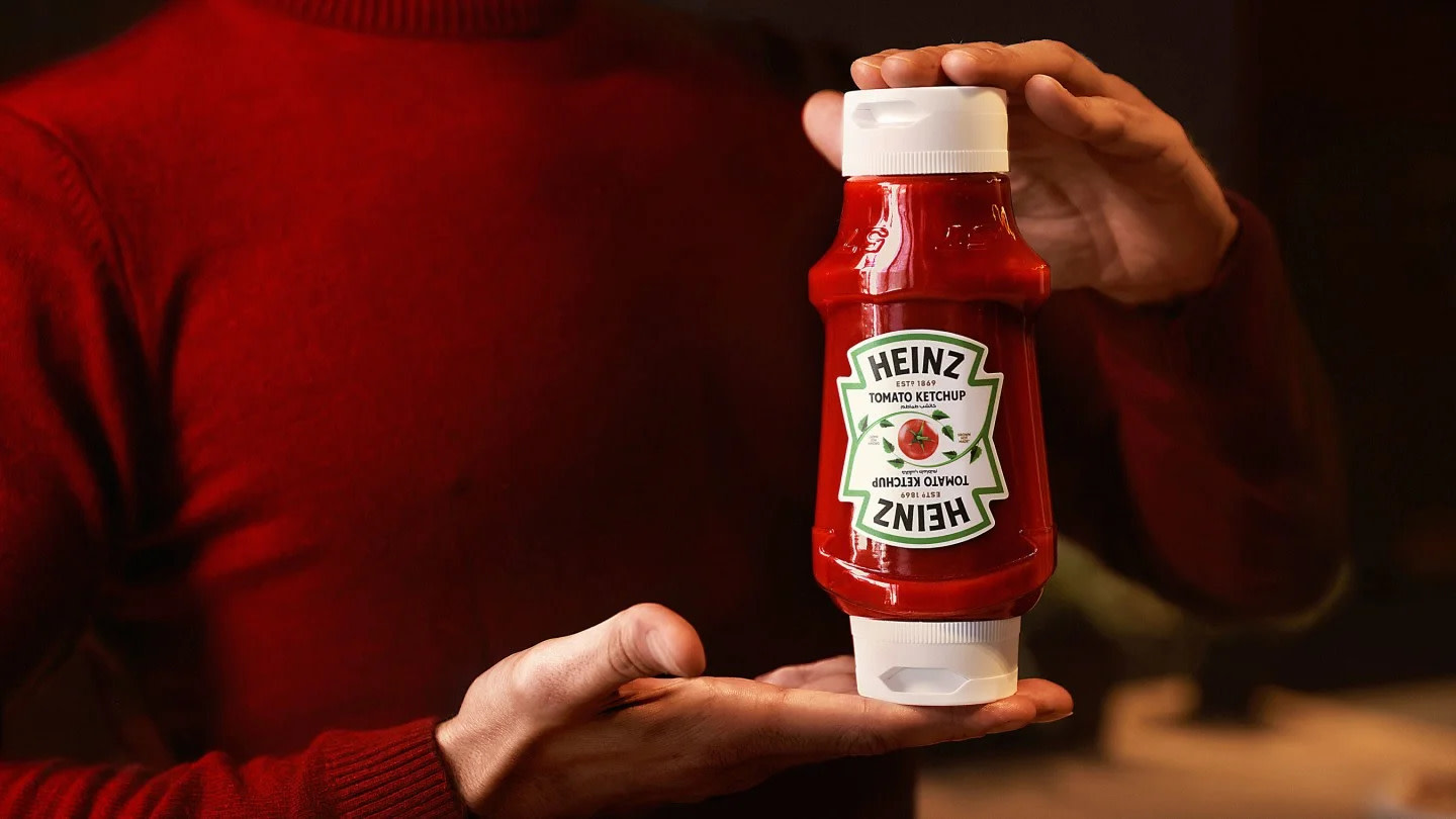 New Heinz Ketchup Bottle with Double Lid