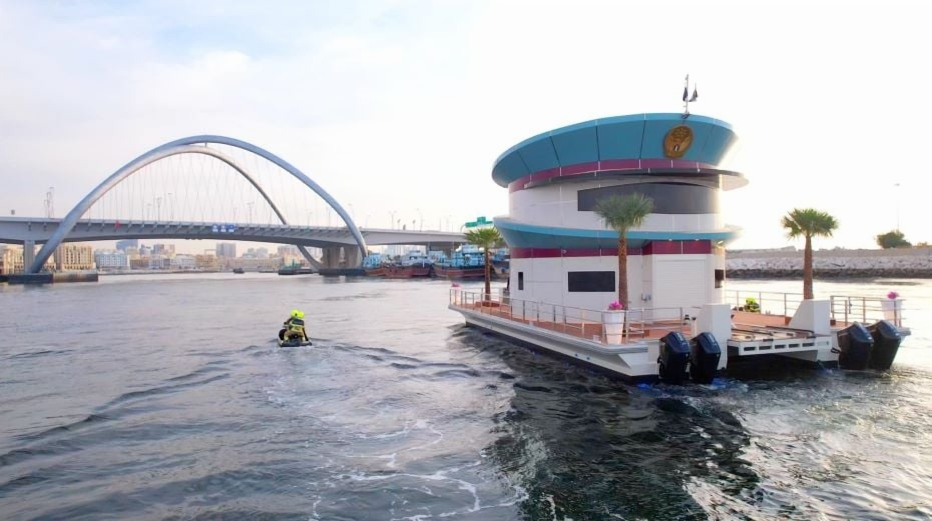 Dubai's First Sustainable Floating Fire Station