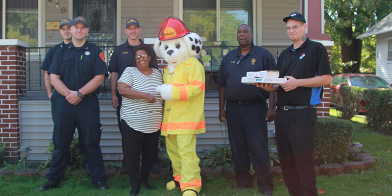 National fire protection association and domino's® collaborate to deliver fire safety messages