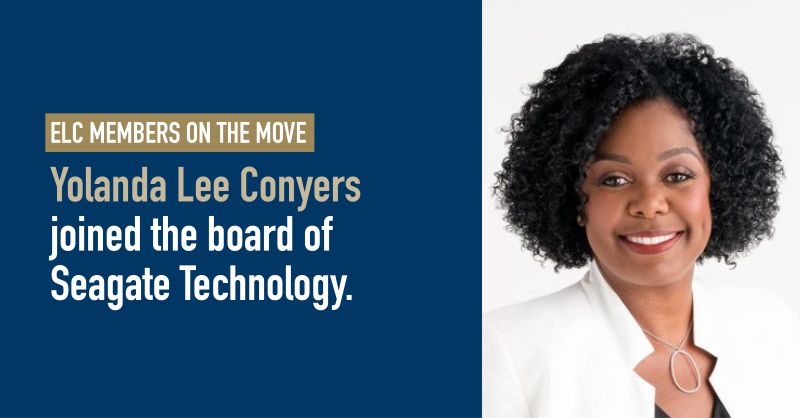Yolanda Lee Conyers has been appointed to the Board of Directors of Seagate