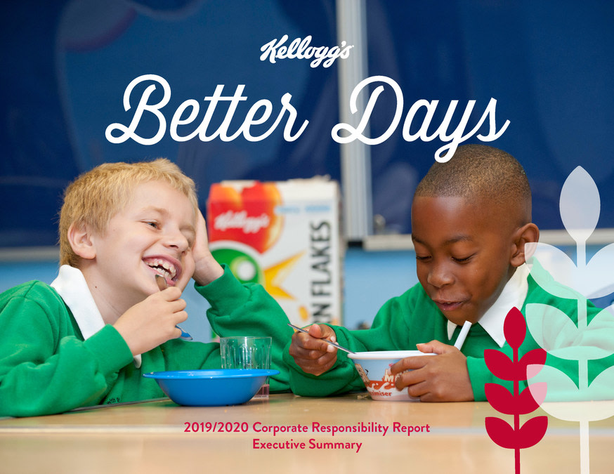 Since 2015, the Kellogg Company has improved the lives of over 1.3 billion people