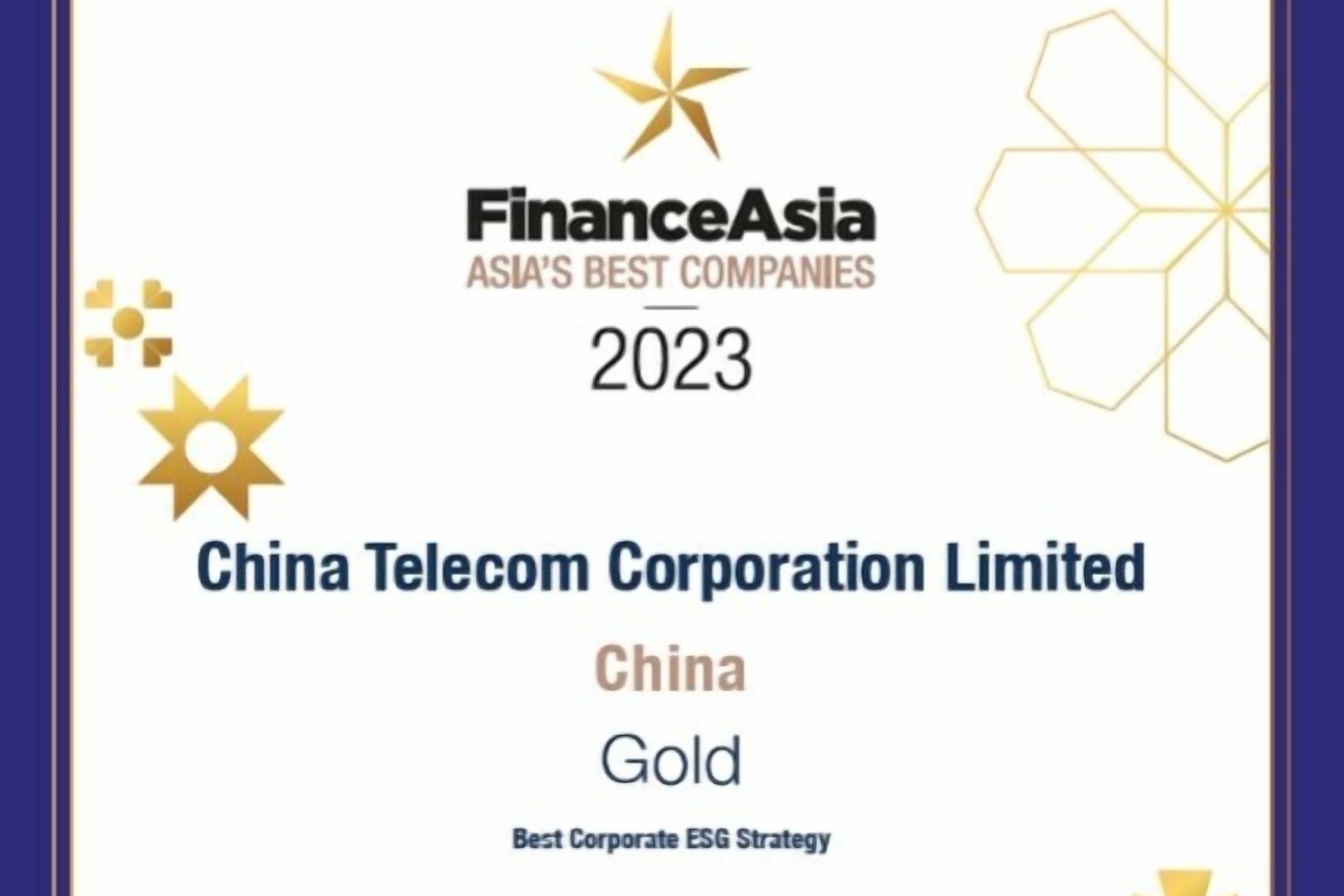KnowESG_China Telecom, best corporate ESG strategy