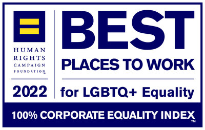 Sun Life scores 100% on HRC's Corporate Equality Index for LGBTQ+ workplace equality