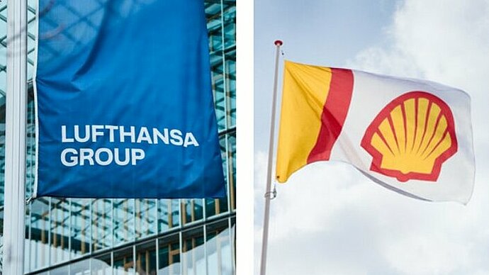 Future-focused collaboration on sustainable aviation fuels between Lufthansa and Shell