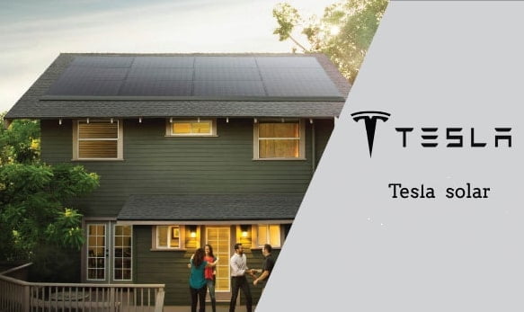 tesla home solar panel