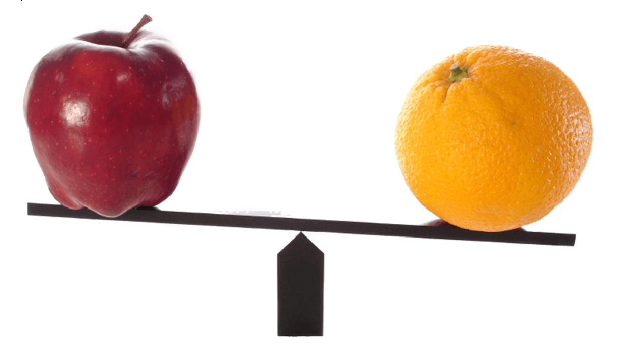 Apple Orange Compare