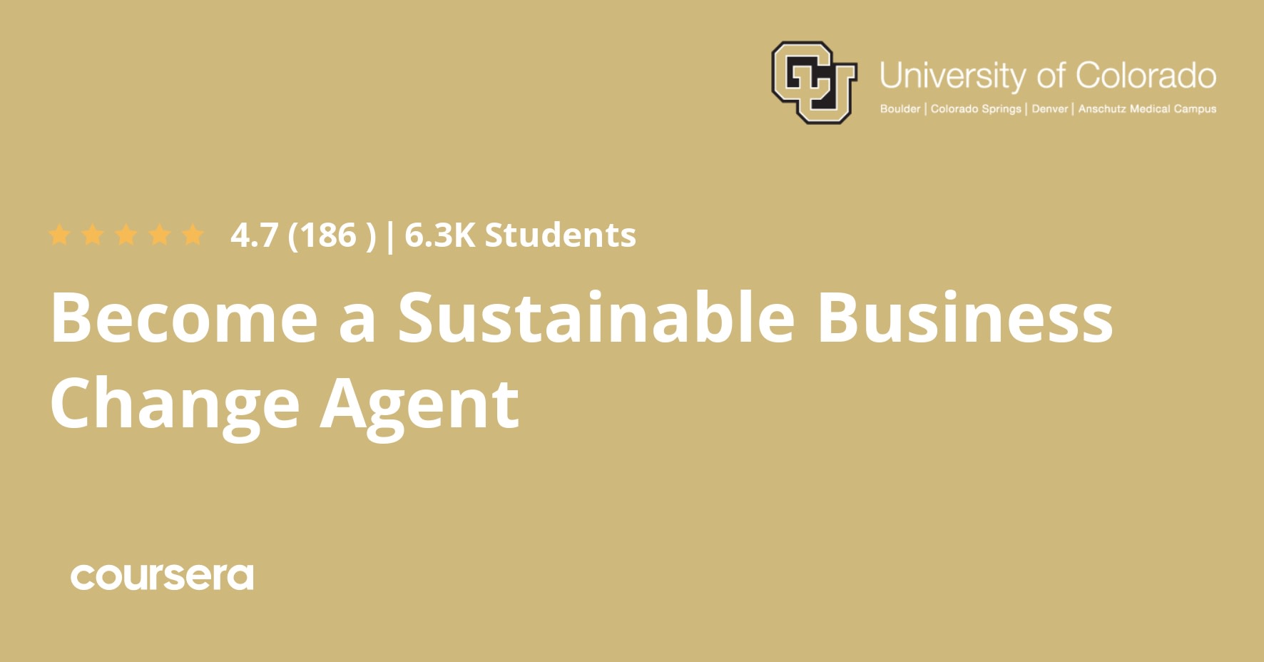 Become a Sustainable Business Change Agent Specialization