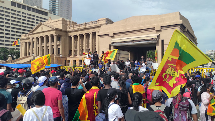 Anti-government protest in Sri Lanka 2022