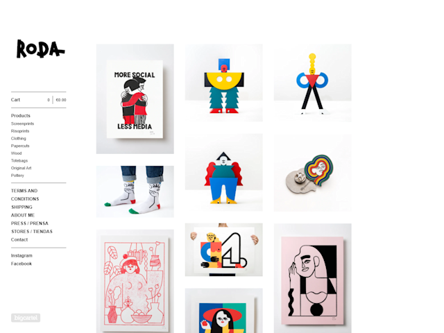 Big cartel hot sale clothing stores