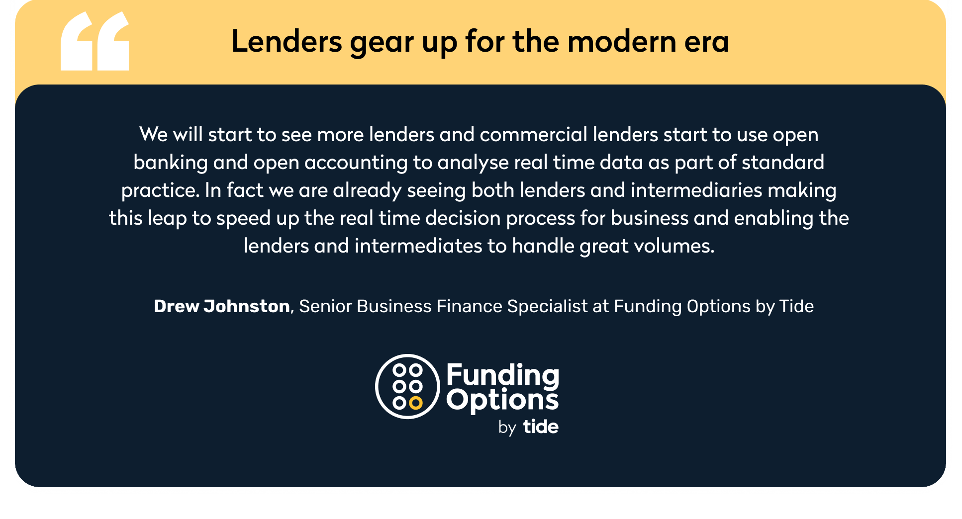 lenders gear up for modern era