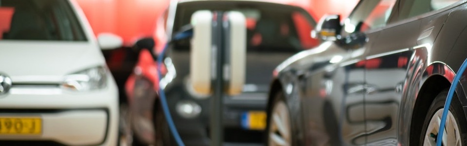 electric car being charged