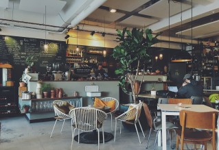 Coffee shop interior