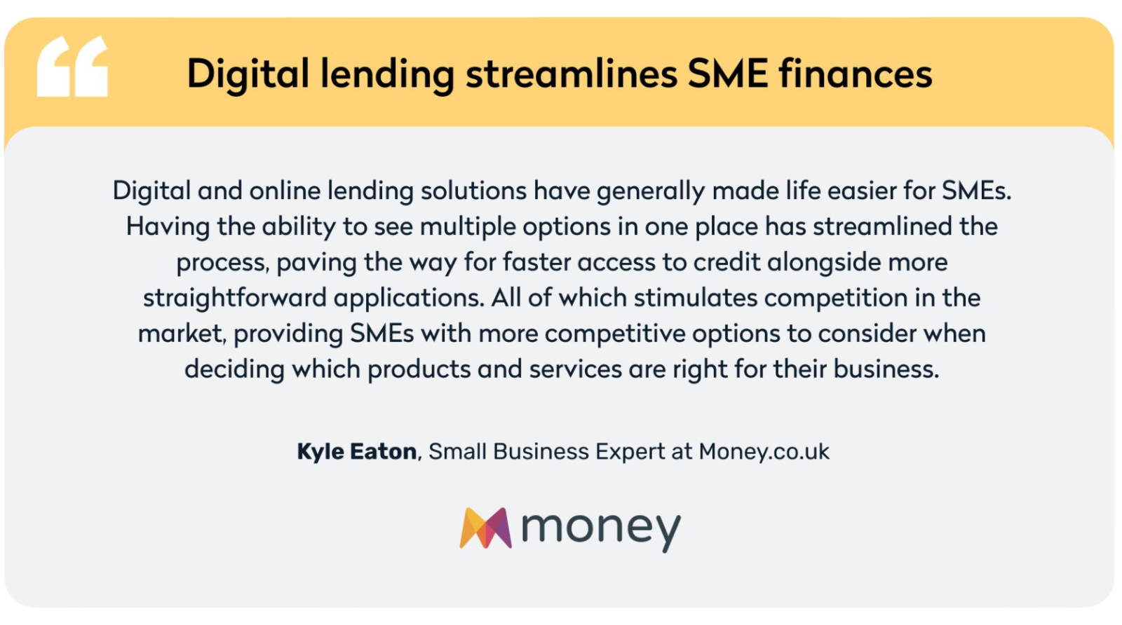 digital lending streamlines SME finances