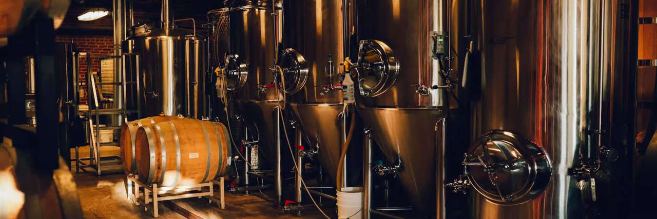 A picture of a brewery for National Beer Day