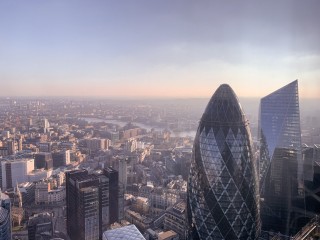 View of the London skyline