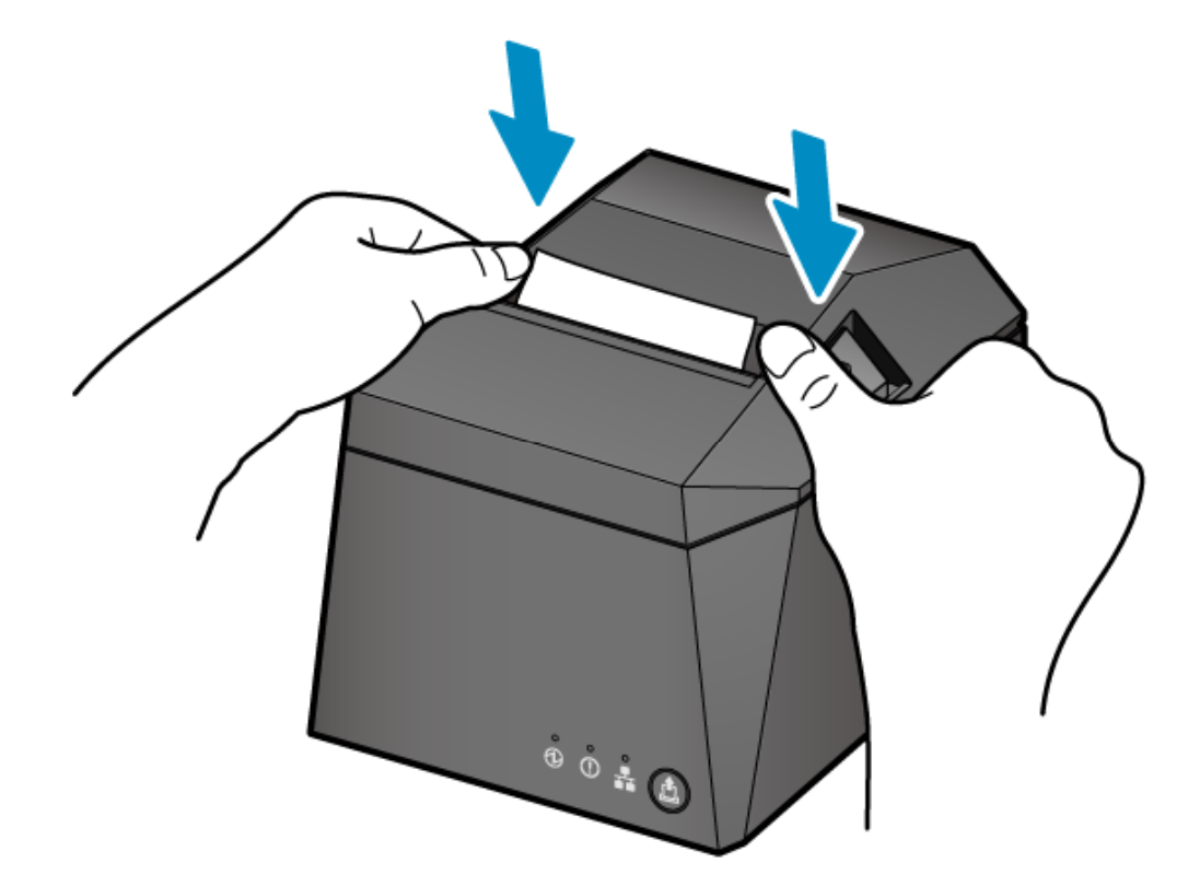 close the paper compartment