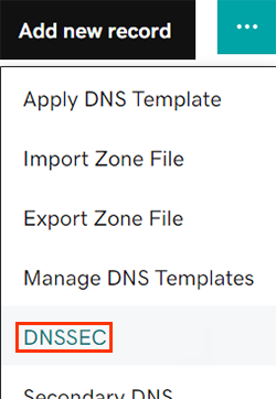 選擇次要DNS