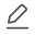 Pencil edit icon