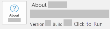 An example of Click-To-Run installation information.