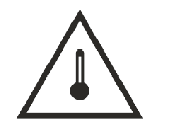 Temperature warning icon