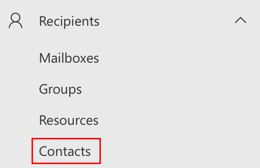 recipients expanded with contacts highlighted