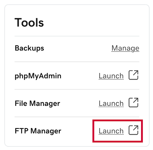 select FTP Manager