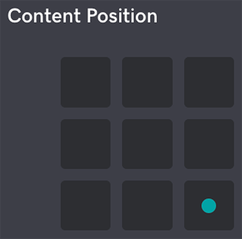 Use the grid to position text