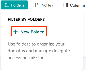 select new folder