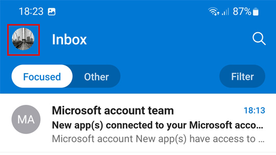 Outlook mailbox